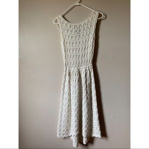 Zara Crochet Midi Dress